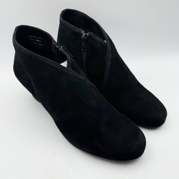David Tate Womens Anna Bootie US 9.5 M Black Suede Ankle NIB - Picture 6 of 13